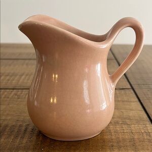 Vintage McMaster Canada Pink Peach Mini Creamer